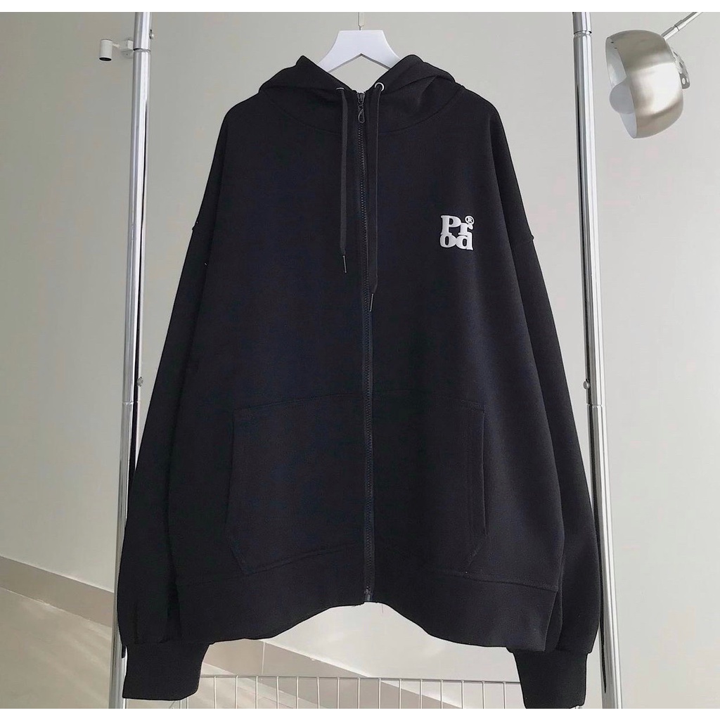 Áo Khoác Hoodie Form Rộng Unisex MAKER Vải Nỉ Bông Dày Dặn - Tuni Store