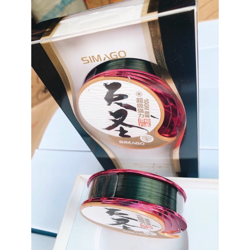 Cước câu cá SIMAGO Hàng Chính Hãng cao cấp - 100M Siêu dai