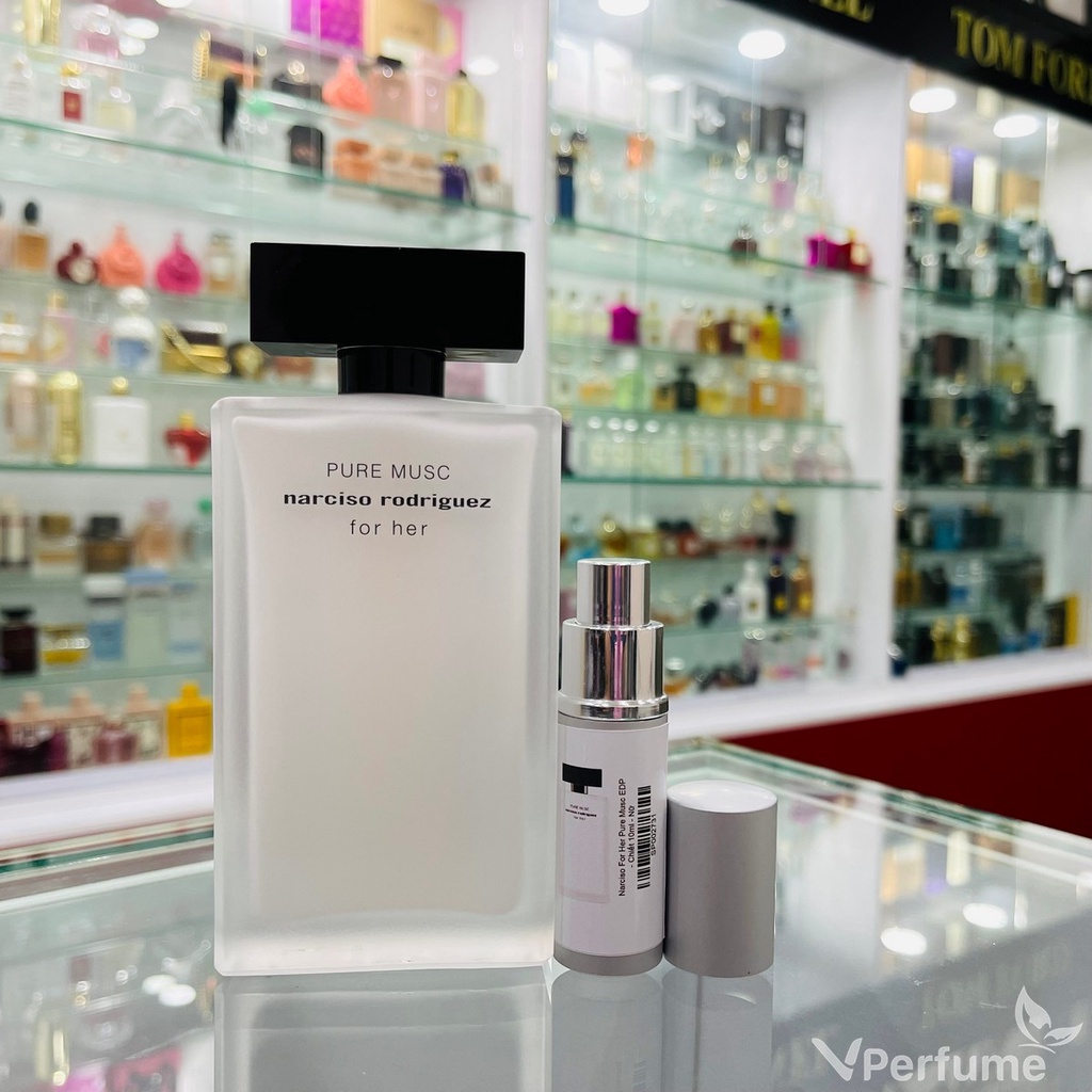 10ml Nước Hoa Nữ Narciso Pure Musc for Her EDP - Hương hoa cỏ gỗ xạ hương thanh lịch, quyến rũ