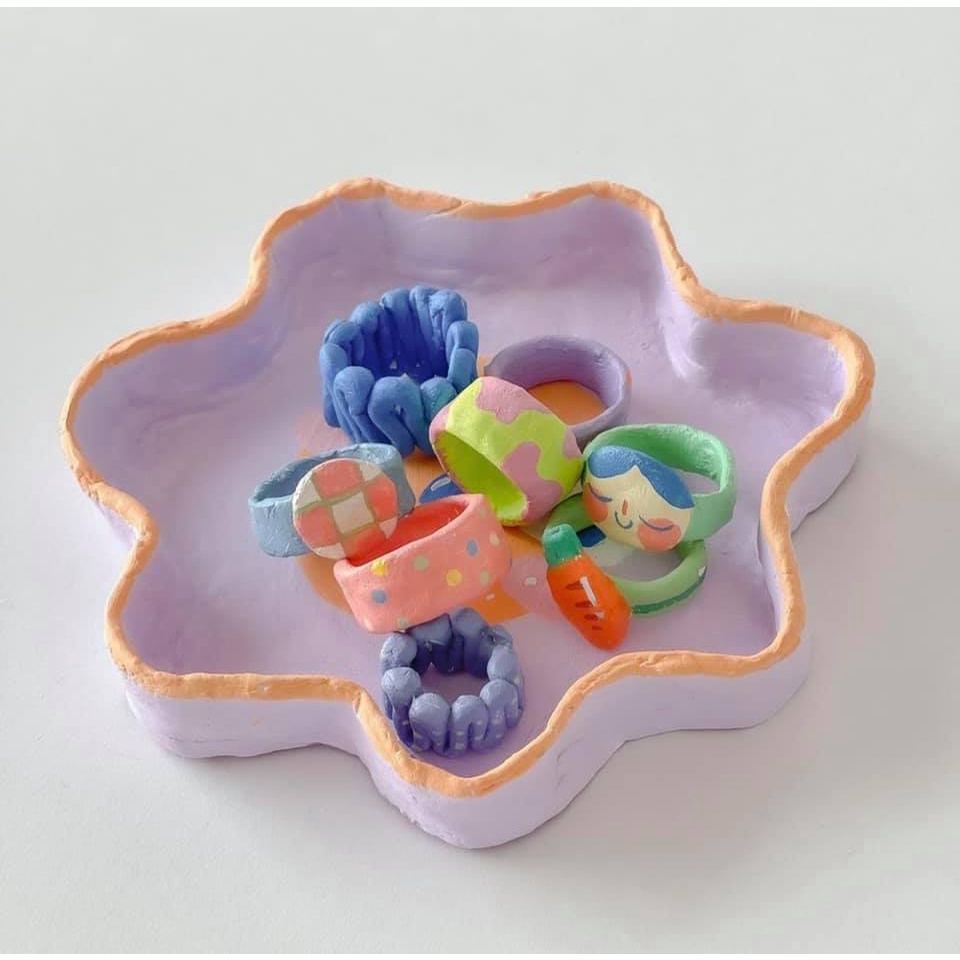 Combo 12 đất sét không dính tự khô cao cấp siêu nhẹ an toàn, slime đất sét trang trí, đồ chơi trí tuệ