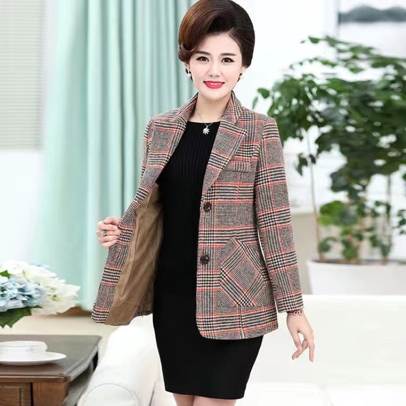 Áo vest dạ kẻ 2 lớp trung niên bigsize 80 kí lô