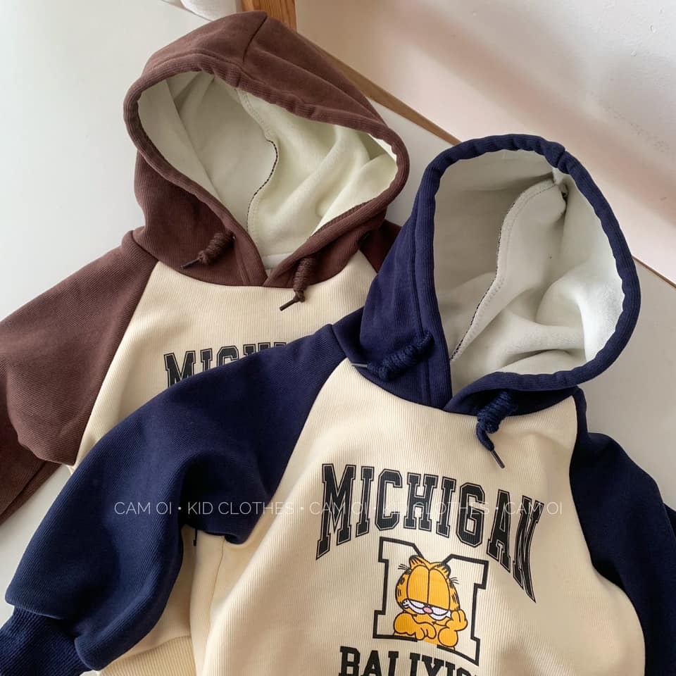 ÁO HOODIE CHẤT NỈ LÓT NHUNG MỊN THU ĐÔNG 2022