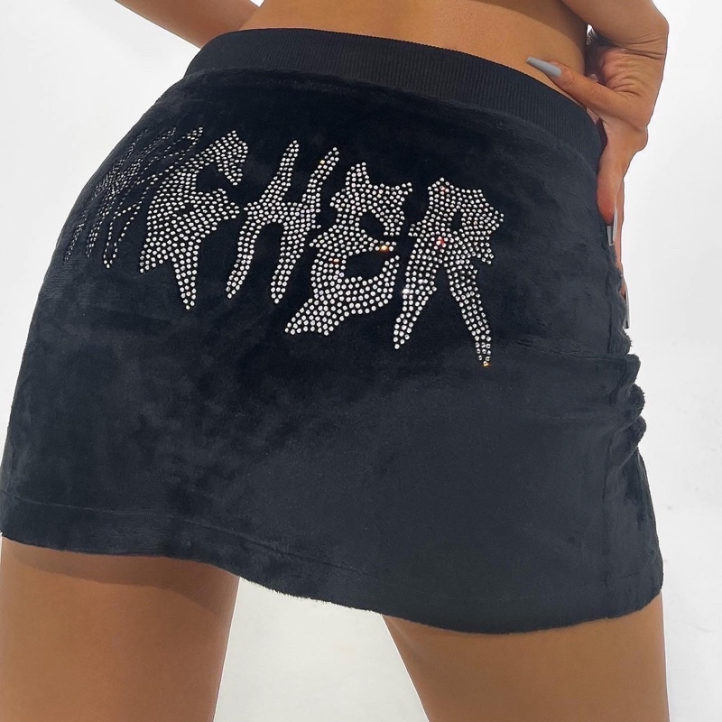 Chân Váy Nhung Ngắn Higher Mini Skirts