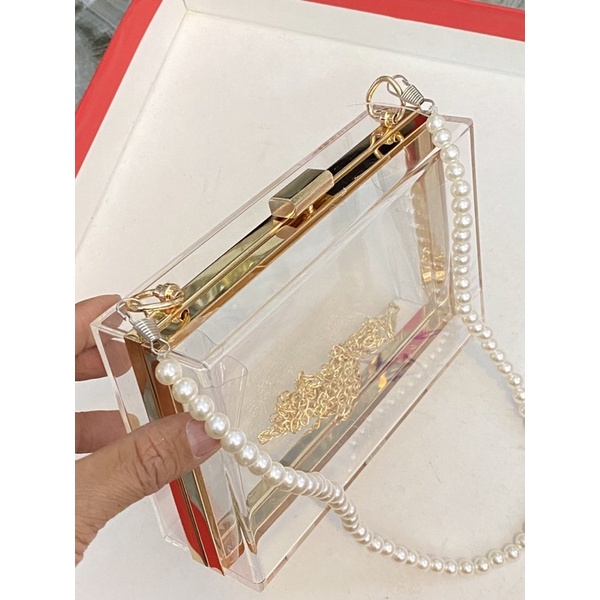 Bóp Đầm Đeo Vai Kết Hạt Thủ Công Hàng Cao Cấp Có Quai{ Nhận giao hoả tốc trong ngày khu vực tphcm}