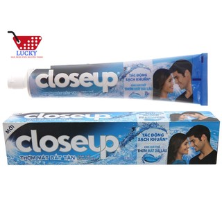Kem Đánh Răng Closeup 180g-Thơm Mát Bất Tận than hoạt tính dừa muối biển trăng răng