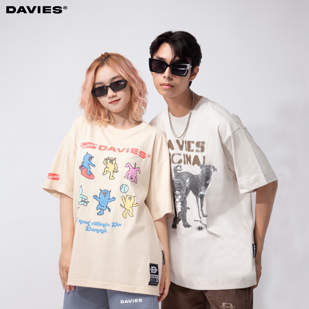 Áo phông nữ form rộng tay lỡ đẹp Olympic tee local brand DAVIES | D26-T9