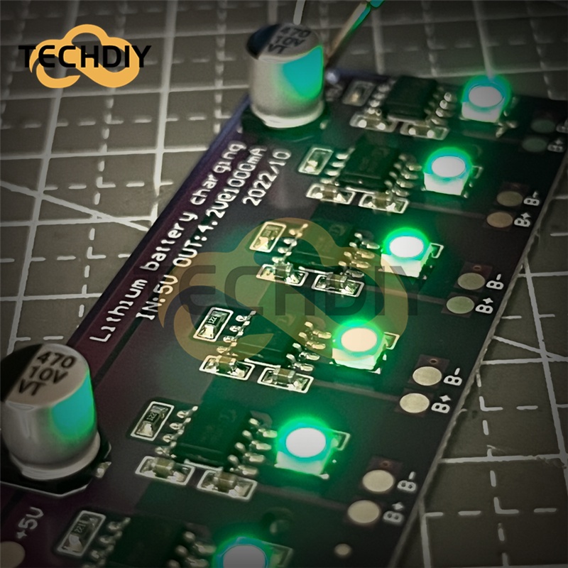 Trạm Sạc Pin Lithium 6-bit 4.2V3.7V 18650 Cho Xe Điện