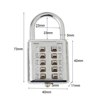 Khóa mini Vali Đi Du lịch (Loại 8 số và loại 10 số)
