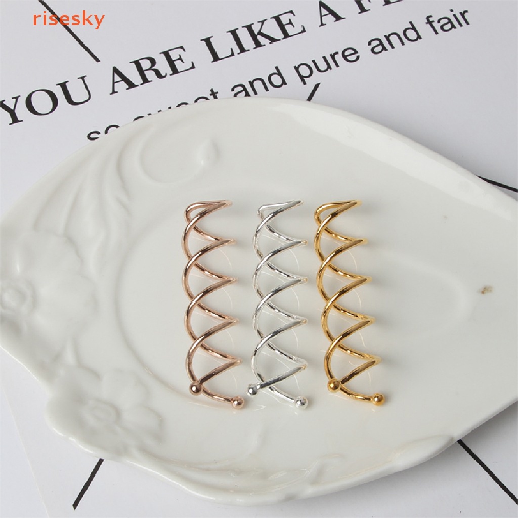 Set 10 Kẹp Tóc Dạng Xoắn Ốc Thời Trang Cho Nữ