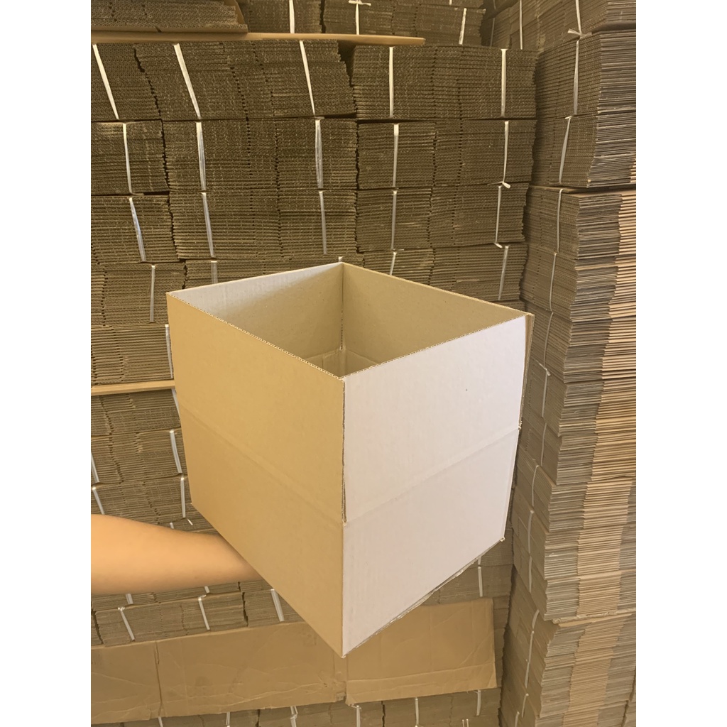 Set 10 hộp gói hàng quần áo, tài liệu 30x25x15 chất liệu bìa carton 3 lớp