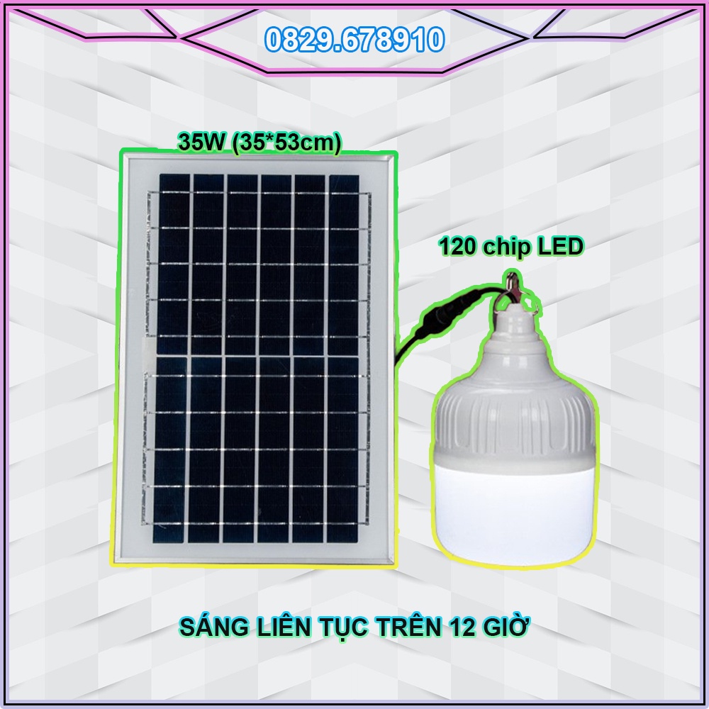 Bóng đèn trụ sạc tích điện 350W đa năng - kèm tấm pin năng lượng mặt trời (pin 12 tiếng - chiếu sáng + đuổi muỗi + SOS)