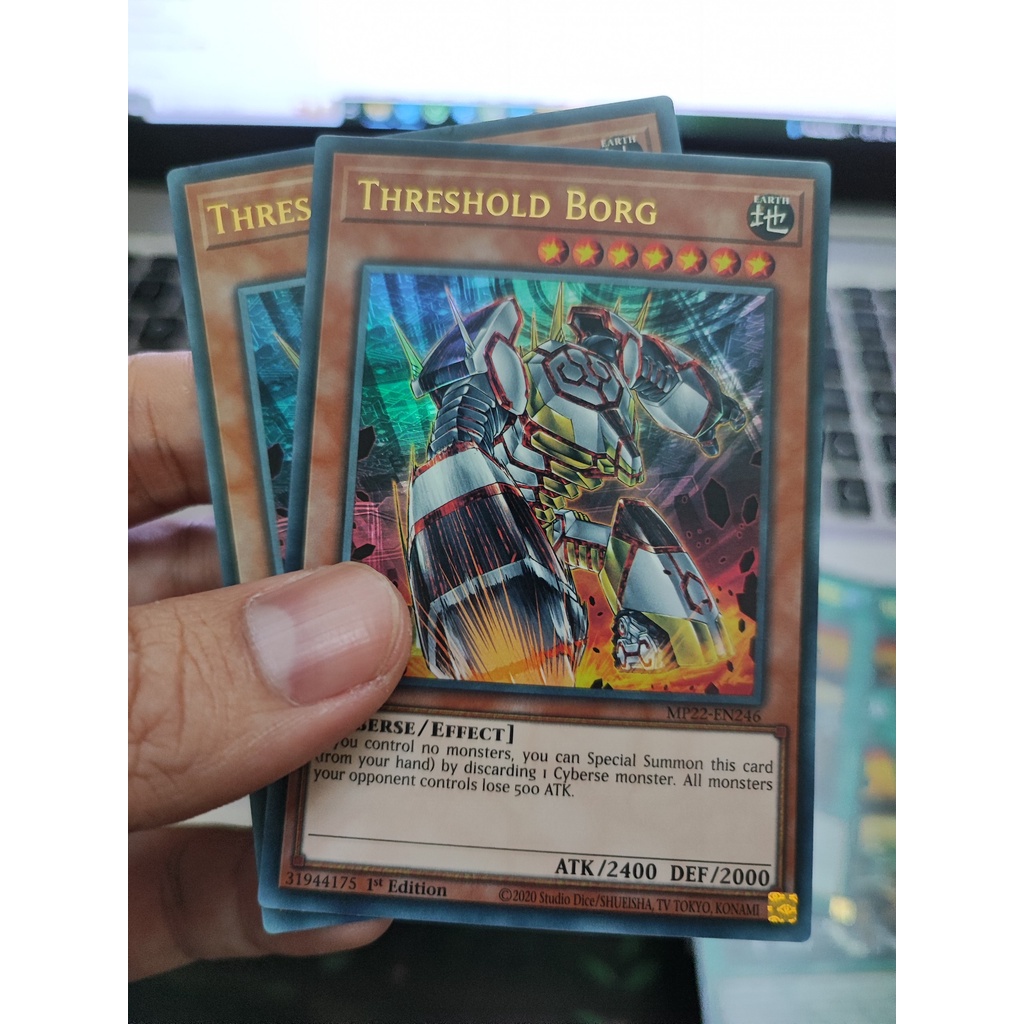 1 lá thẻ bài Threshold Borg - MP22-EN246 - Ultra Rare 1st Edition