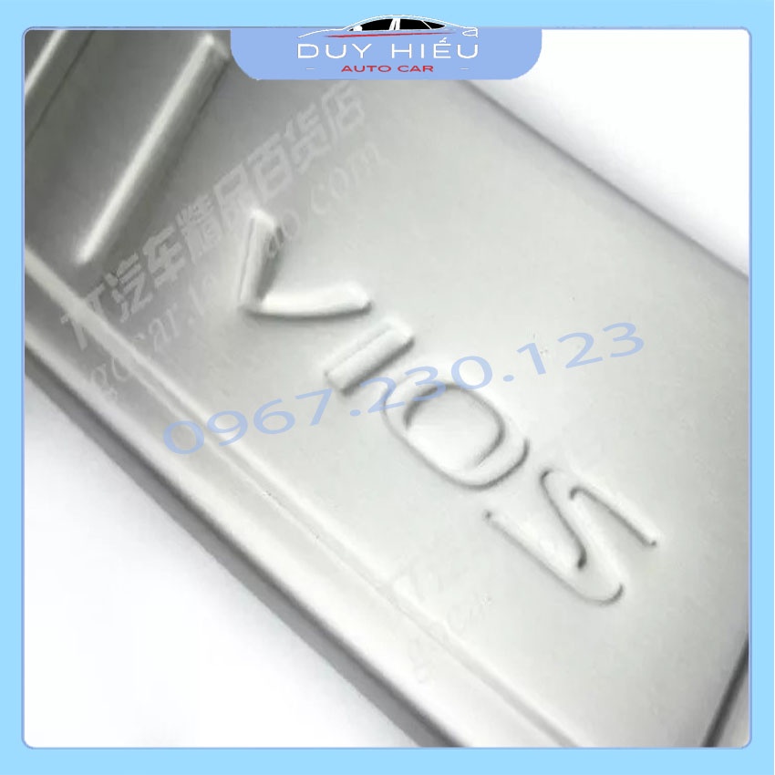 Chống trầy cốp ngoài Vios 2014-2018 inox