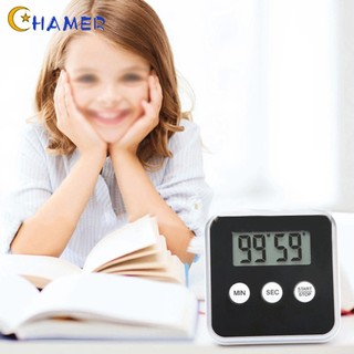 CHAMER- ~Electronic timer Digital LCD  timer kitchen timer kitchen clock stopwatch【CHAMER-Home】