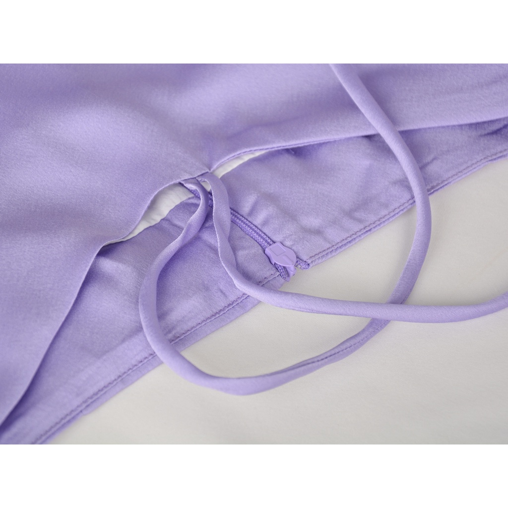 Chân Váy Lưng Cao Màu Trơn Xinh Xắn Thời Trang Dành Cho Nữ