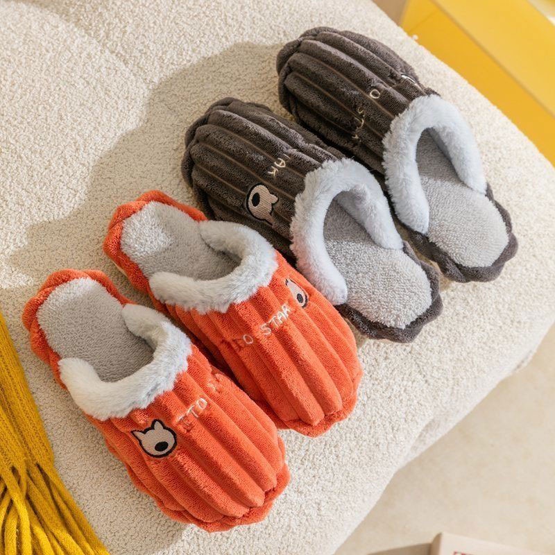 Prowow Dép Bông Đi Trong Nhà Đế Dày Chống Trượt Hình Hoạt Hình Dễ Thương Cho Nữ
