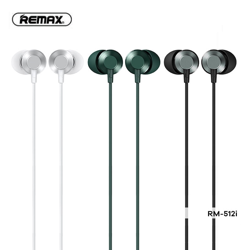 Tai nghe nhét tai có dây Remax RM-512i cổng Light-ning Ai-phôn