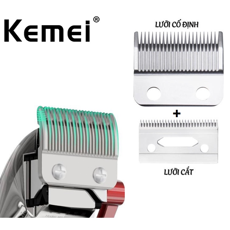 Bộ Lưỡi Tông Đơ Thay Thế Cho Các Dòng Tông Đơ Kemei 809a - 1990