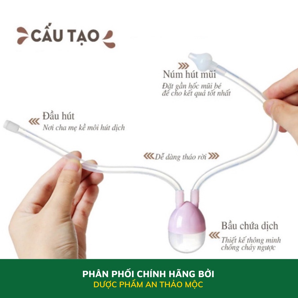 Dụng cụ hút mũi Tanaphar Sakomi hỗ trợ làm sạch nhanh chóng khoang mũi giảm đờm dãi không gây đau cho bé