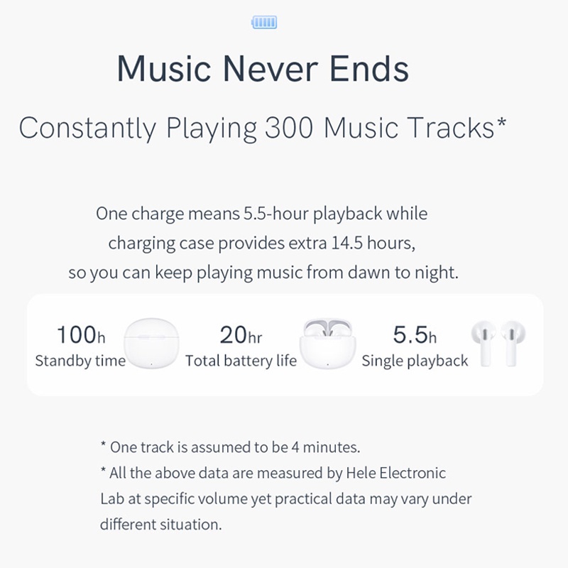 QCY Qy t20 Tai Nghe bluetooth 5.3 tws 68ms Âm Thanh Sống Động Chất Lượng Cao