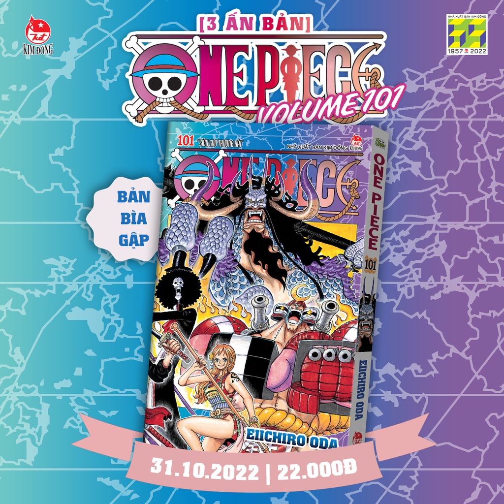 Truyện lẻ - One piece tập 100 101 bản in đầu kèm quà