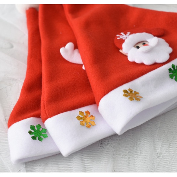 Mũ/nón ông già noel nón dự tiệc giáng sinh có đèn nháy