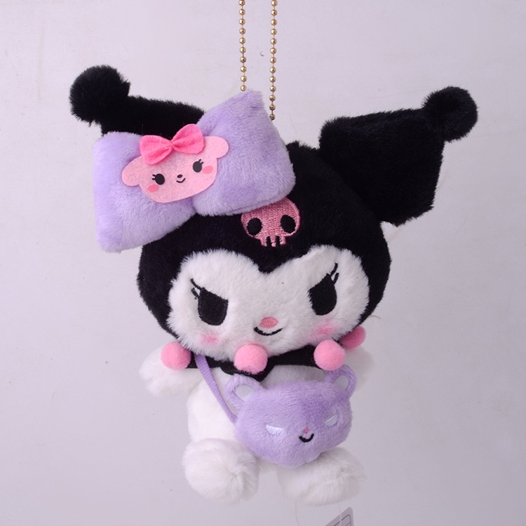 SANRIO Búp Bê Nhồi Bông Mềm Hình Kuromi Cinnamoroll Melody Đáng Yêu