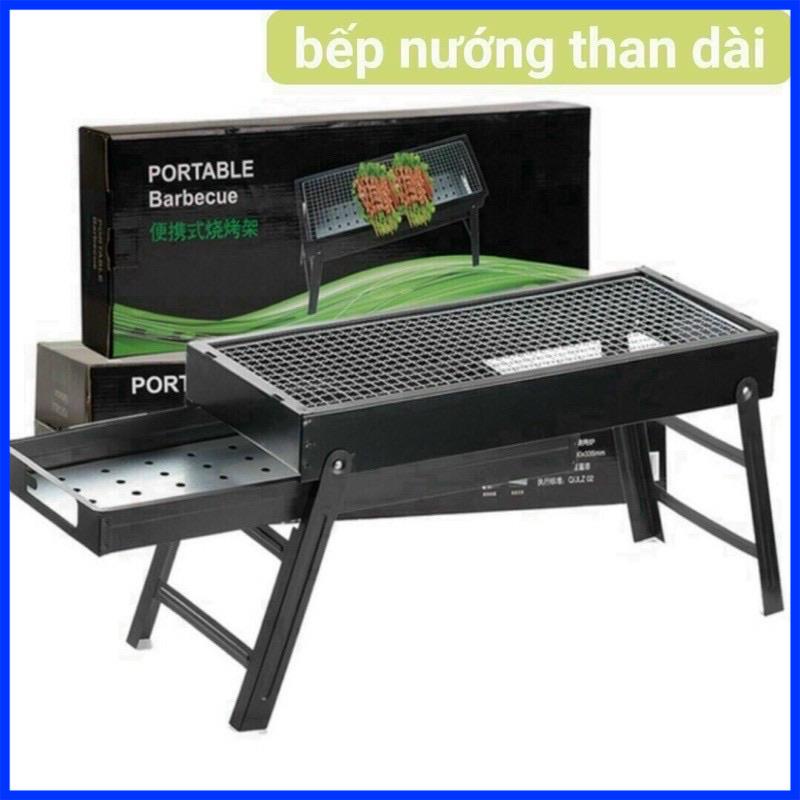 Bếp nướng than hoa ngoài trời BBQ có thẻ gấp gọn ,thép không gỉ