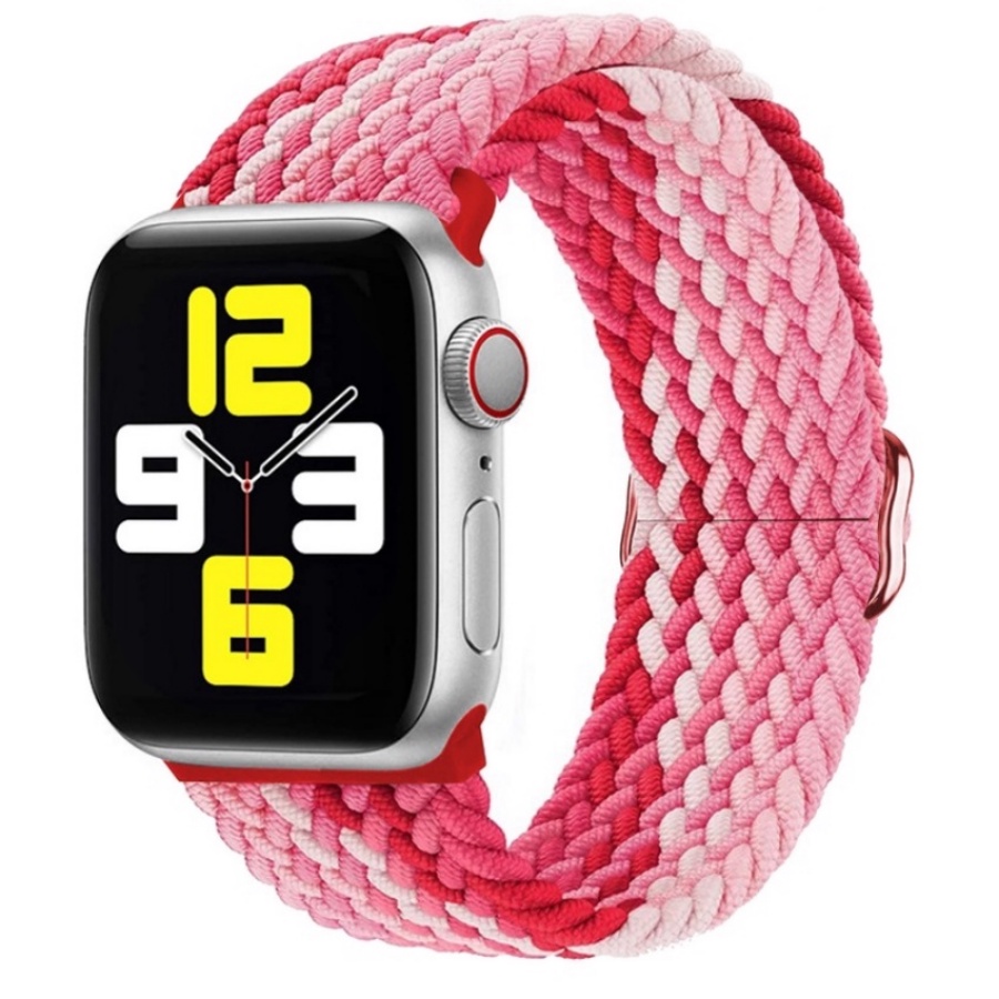 Dây Đeo Đồng Hồ Bằng Nylon Co Giãn Cho Apple Watch Series ultra 8 7 SE 49mm 44mm 41mm 45mm 42mm 6 5 4 3 2 1 40mm 38mm