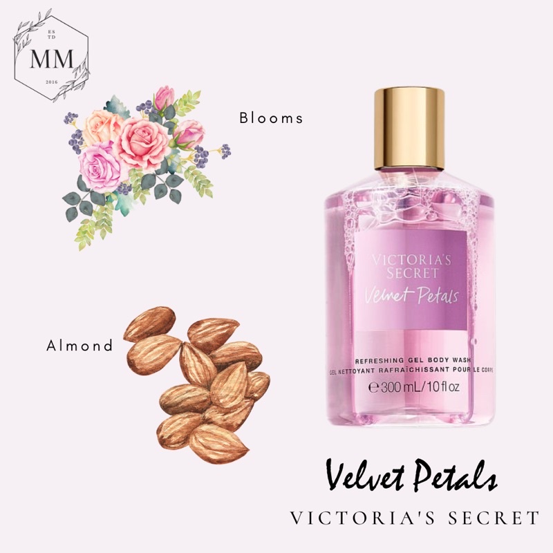 - Bộ sản phẩm Xịt Thơm Toàn Thân Victoria’s Secret Body Mist Dưỡng Thể Lotion mùi Velvet Petals 250ml