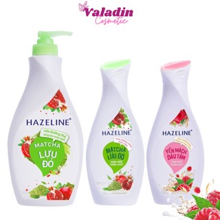 Sữa dưỡng thể HAZELINE Matcha & Lựu Đỏ | Yến mạch dâu tằm 230ml /370ml - Sữa dưởng thể