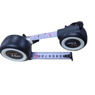 Thước dây inox tự hãm lỗ ban- đen trắng