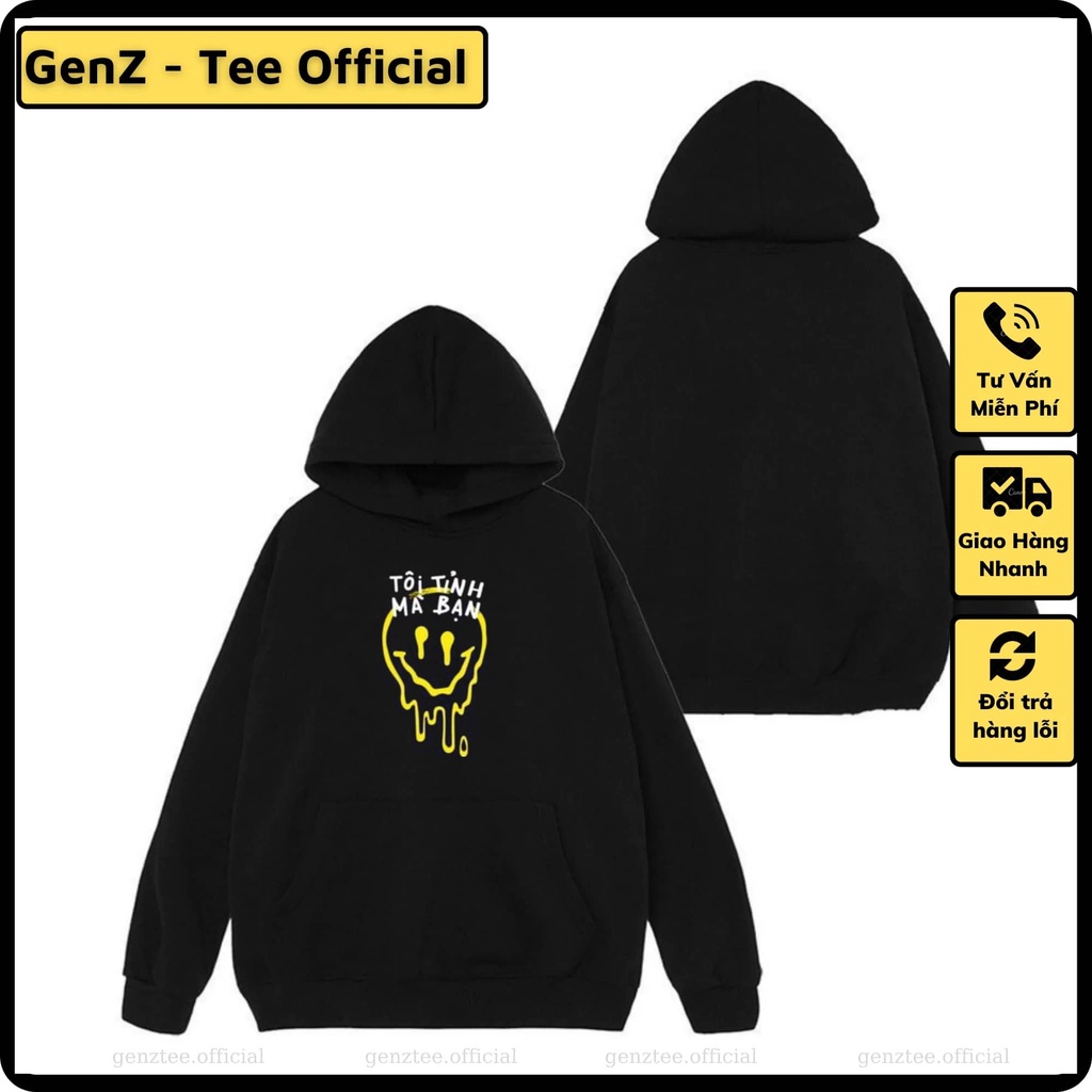 Áo Hoodie Nỉ Tôi Tỉnh Mà Bạn, Áo Nỉ Dày Dặn Phong Cách Trẻ Trung Form Rộng Nam Nữ Đủ Size