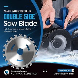 New 4" 40 Teeth Alloy Woodworking Double Side Saw Blade Wood Cutting Blade
