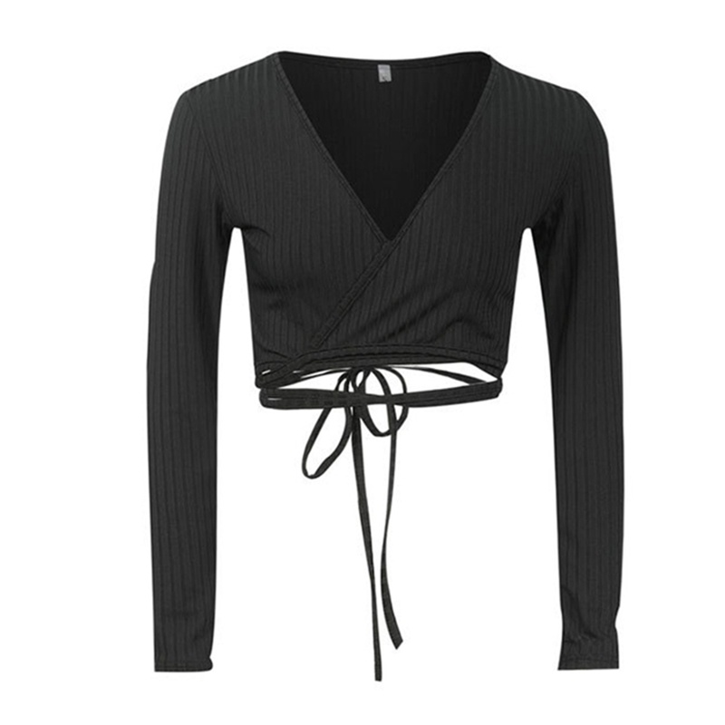 Áo Croptop Tay Dài Màu Trơn Dáng Ôm Chống Nắng Thời Trang Mùa Hè Cho Nữ