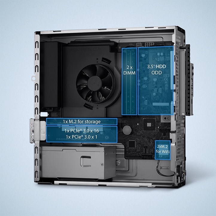 Máy Tính Để Bàn PC ASUS D500SC-0G6405007W G6405| 4GB| 256GB| OB| Wifi,BT| Win11 - Hàng chính hãng new 100% | BigBuy360 - bigbuy360.vn