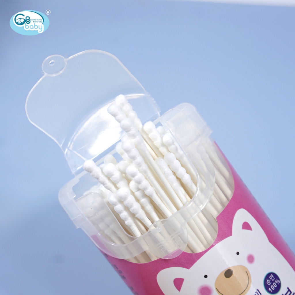 Tăm bông trẻ em GB-Baby (hộp vuông)