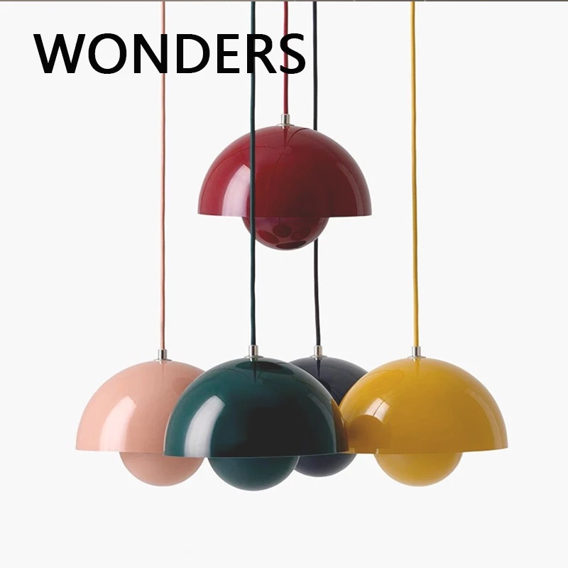 Đèn Chùm LED Màu Sắc Macaron Hiện Đại Trang Trí Phòng Khách/Phòng Ăn/Phòng Ăn