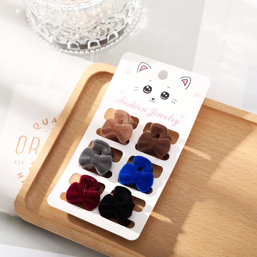 Haimeikang Set 6 Kẹp Tóc Mini Hình Bướm Xinh Xắn