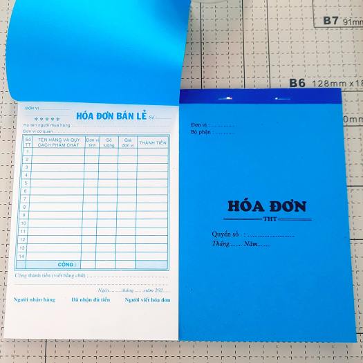 HÓA ĐƠN 2 LIÊN A5 DÀY