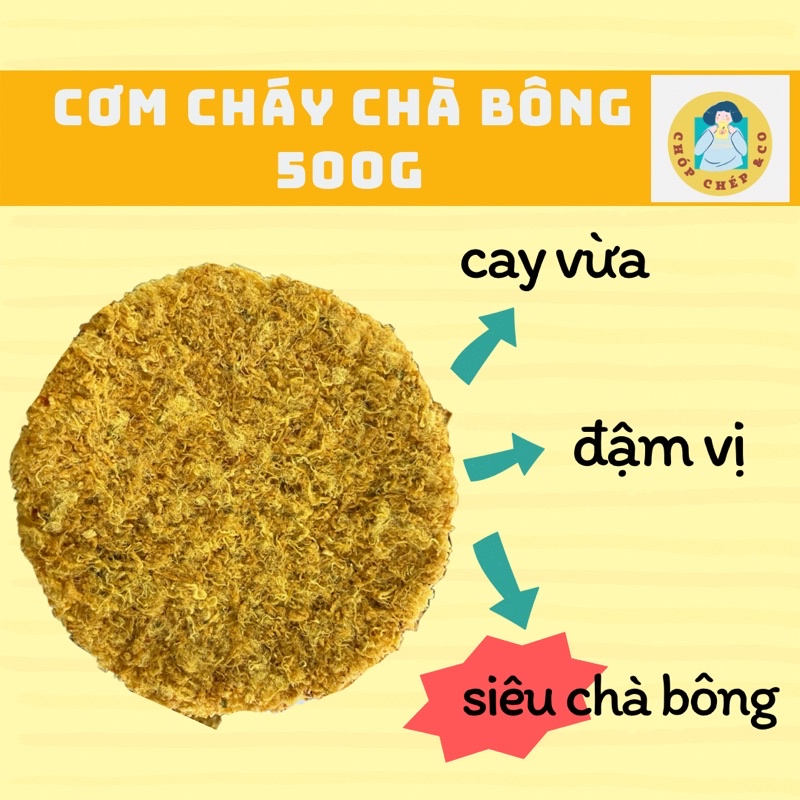 500g Cơm cháy siêu chà bông loại 1