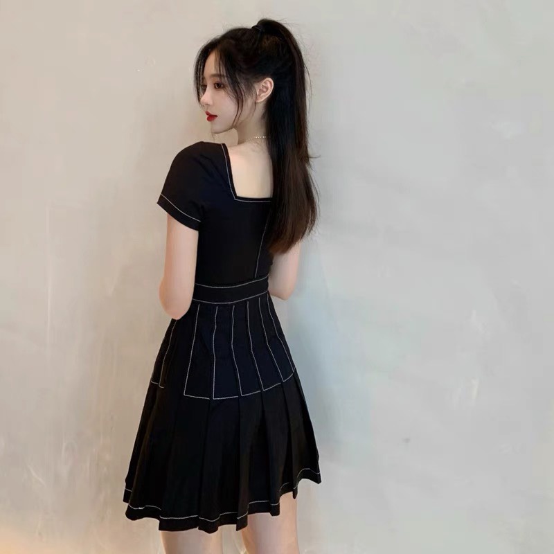 Đầm nữ dáng ôm mini tay ngắn Emilyshop