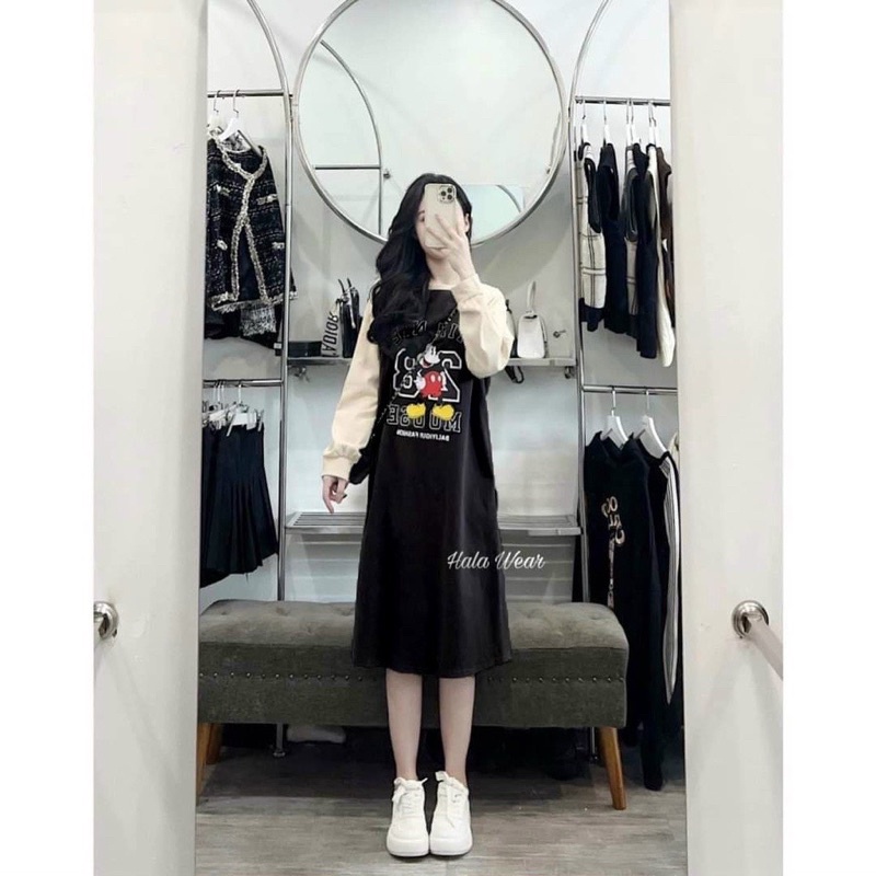 VÁY SUÔNG RỘNG HÌNH MICKY