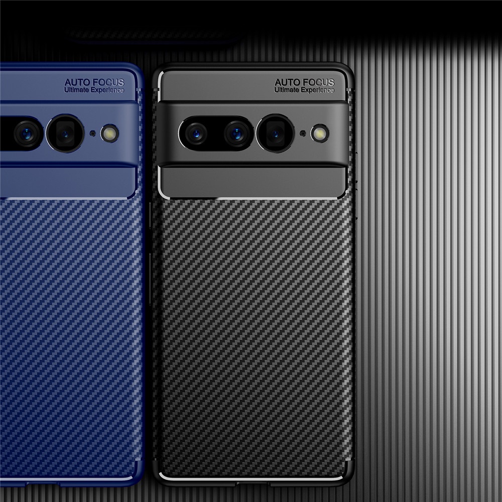 Ốp Điện Thoại Silicon Họa Tiết Sợi Carbon Chống Sốc Cho Google Pixel 7 Pro Googe Googl Pixel7 7Pro Pixel7Pro