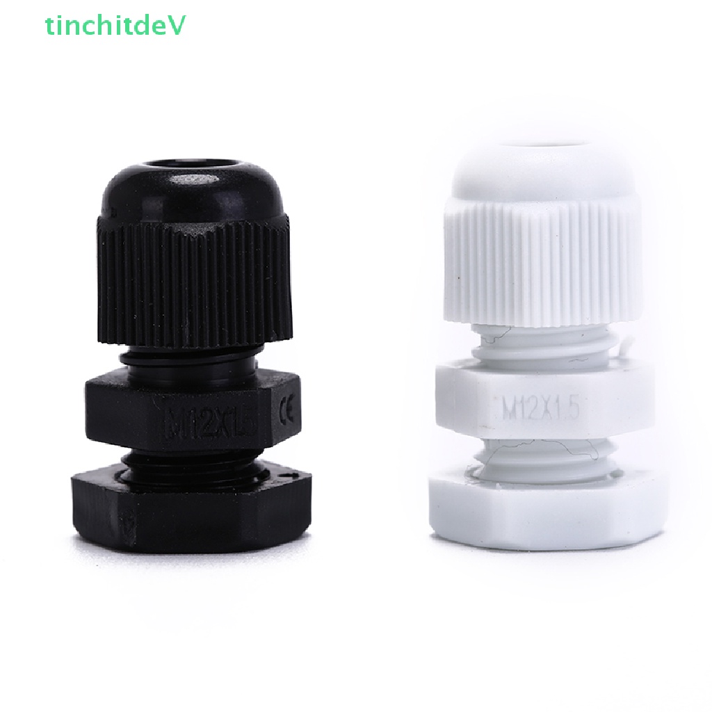 Bộ 10 Đầu Nối Cáp Nhựa Chống Thấm Nước ip68 m12x1.5 Cho 3-6.5mm