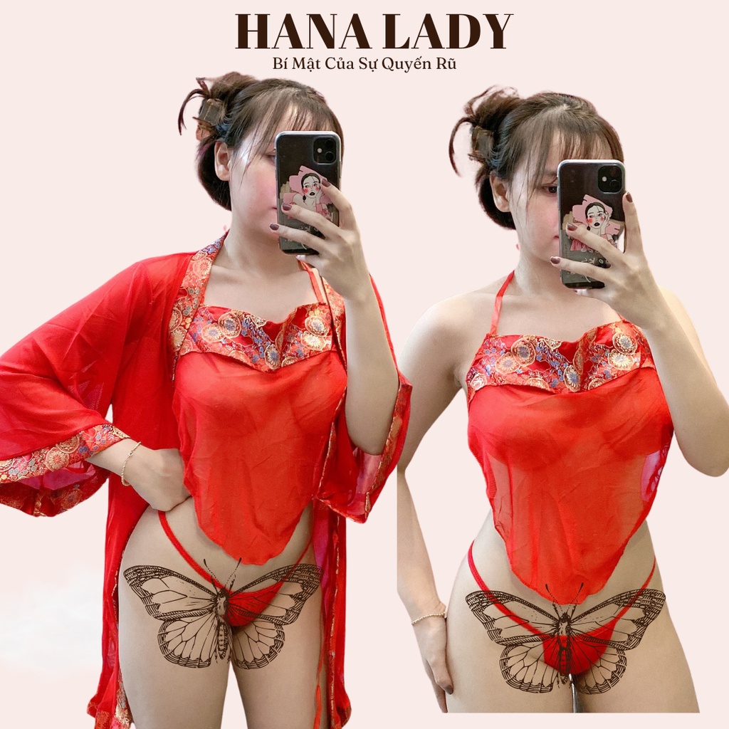 Cosplay Sexy Quý Phi Yếm Cao Cấp, Đồ Ngủ Hóa Trang Trung Hoa CP079