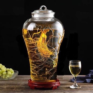 Bình ngâm rượu thuỷ tinh lạc đà 5 lít và 8 lít không vòi