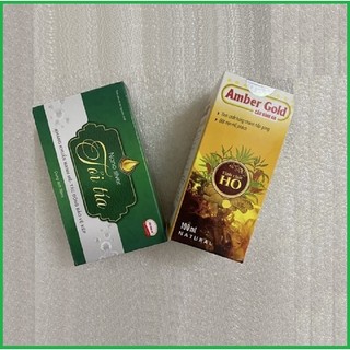 Tinh dầu tỏi Cầu Bình An + Tinh chất ho Amber Gold