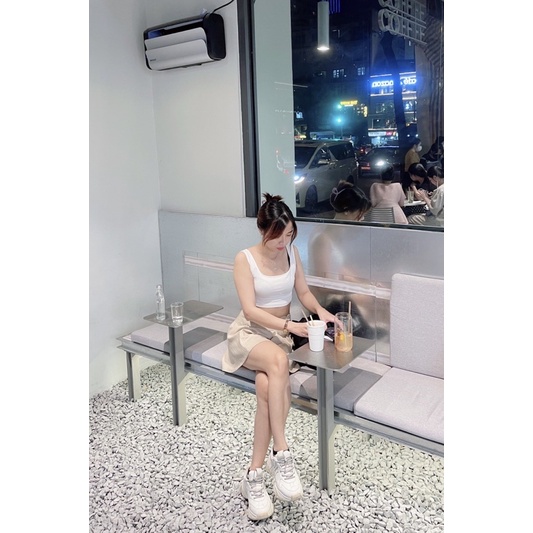 Quần Shorts - Quần Váy Màu Kem