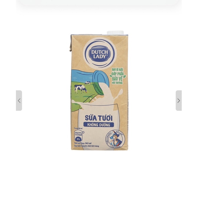 THÙNG 12 HỘP CÓ ĐƯỜNG/ KHÔNG ĐƯỜNG 965ml date xa